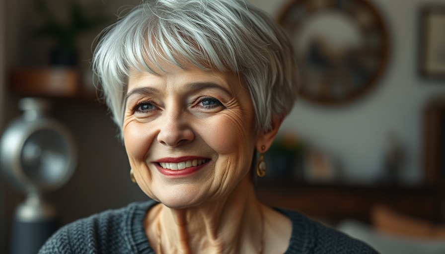 Layered pixie cuts women over 60, elegant silver hair style.
