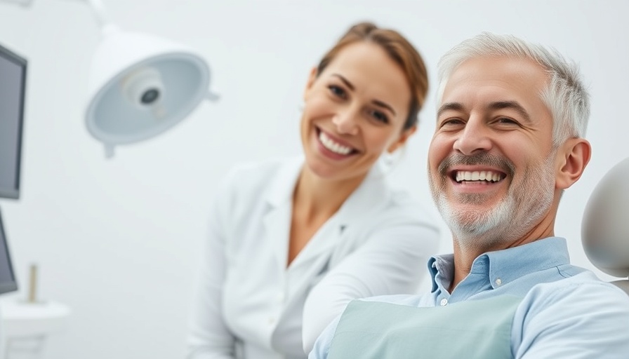 Dentist and patient discuss dental treatment in Croatia.