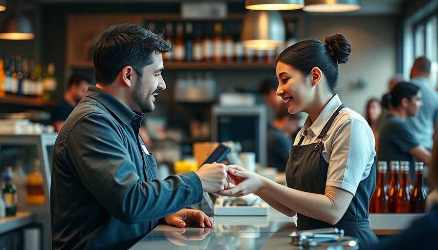 Friendly staff interaction at a checkout counter in best fine dining restaurants near me.