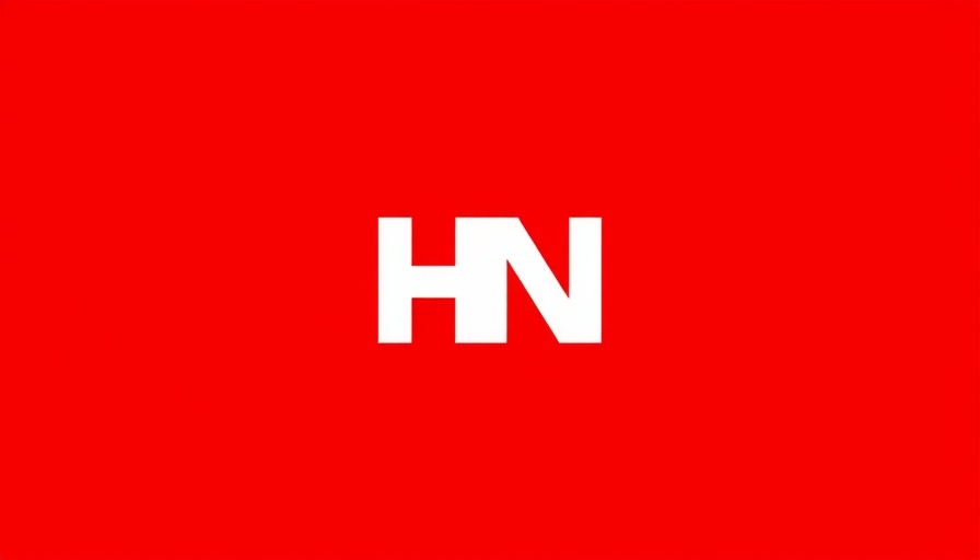 Bold minimalist logo on red background for corporate branding