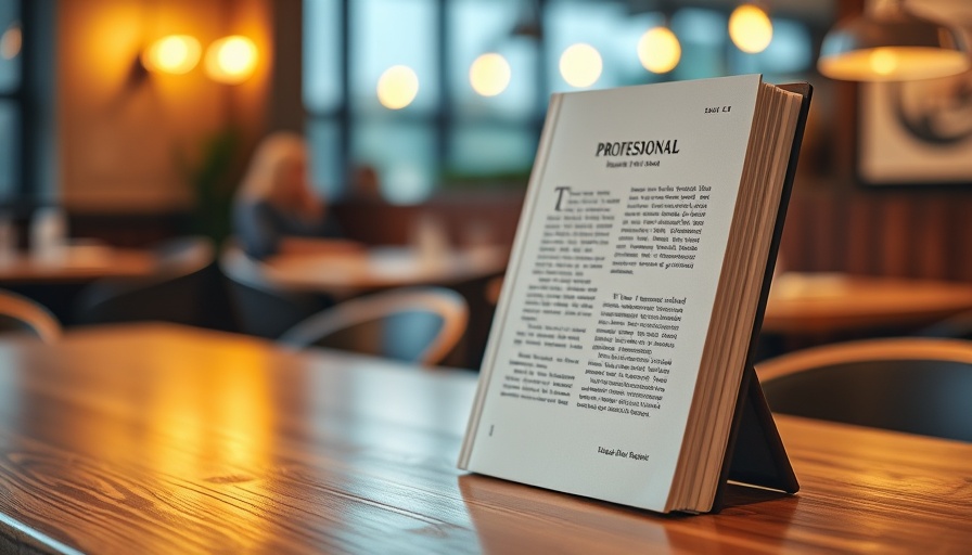 Book on 'Restaurant Growth Secrets' highlighting the restaurant growth journey.