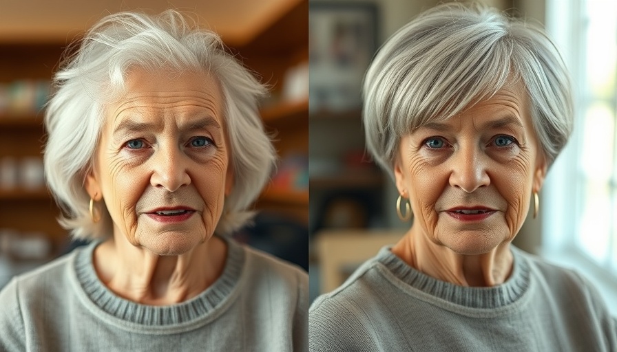 Layered bixie haircut for women over 70: before and after transformation.