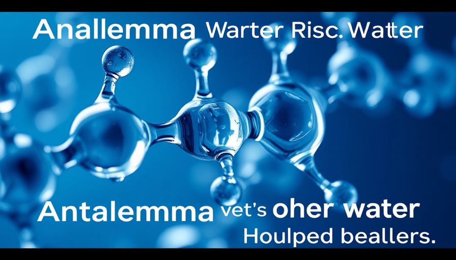 Structured water device health benefits with Analemma water molecules.