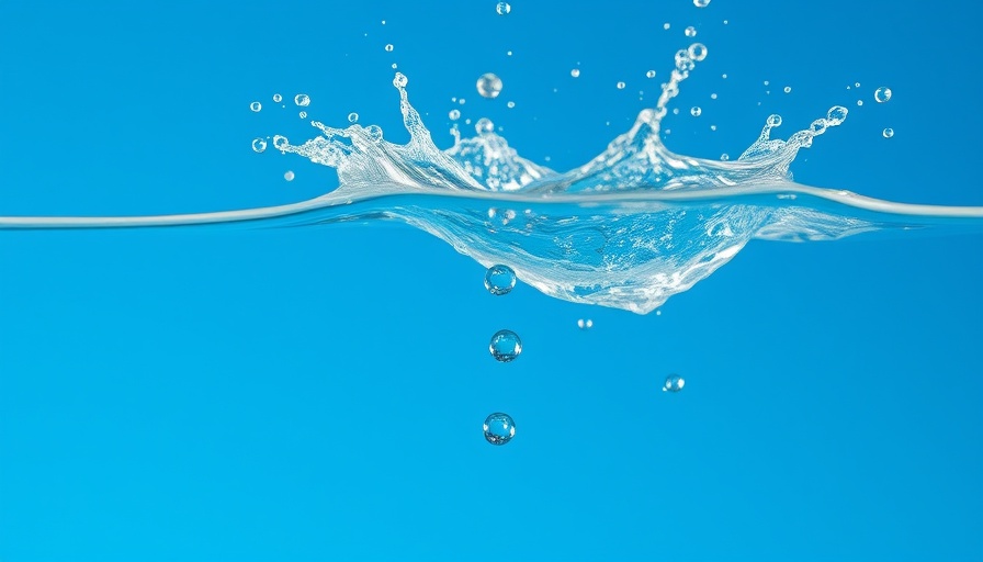 Coherent water visually explained with dynamic splash and droplets.