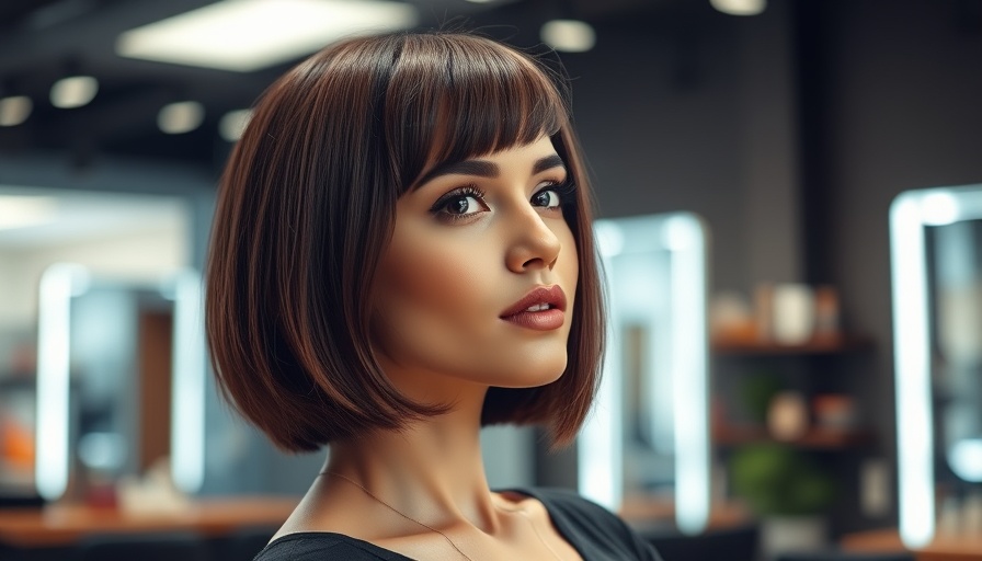 Chic bob haircut for thin hair, stylish look at salon, September 2025