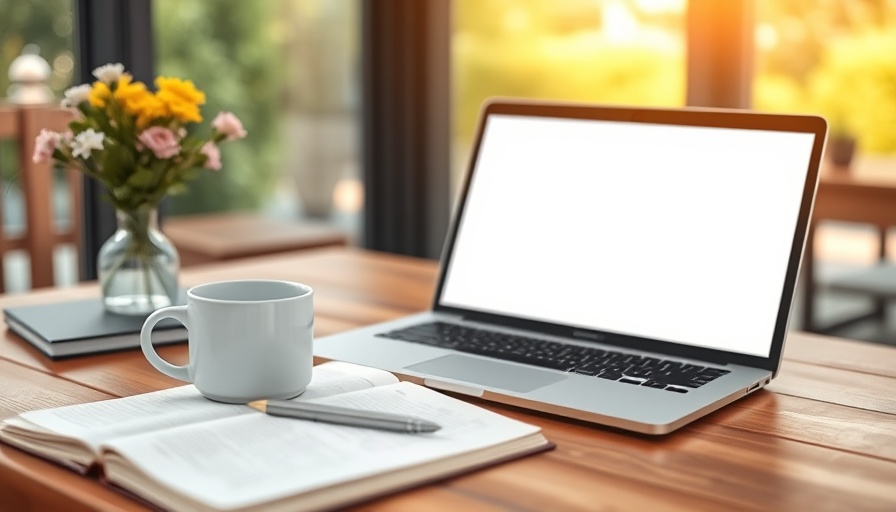 Cozy workspace setup for affiliate marketing from home
