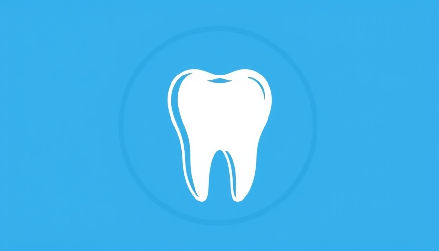 Vector illustration of tooth for children's dental health.