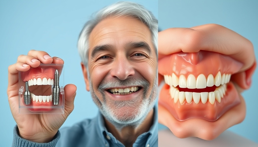 Full Mouth Dental Implants Cost comparison with smiling man.