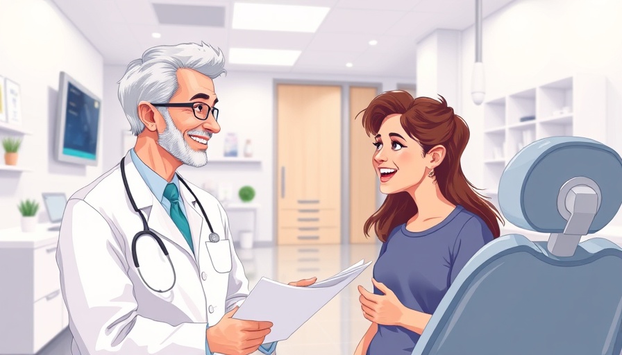 Dental office scene highlighting pre-paid dentistry options.