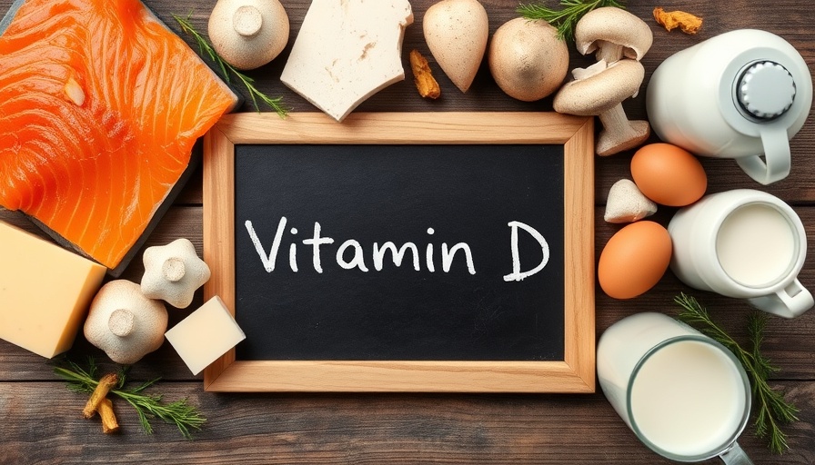 Vitamin D rich foods supporting dental health.