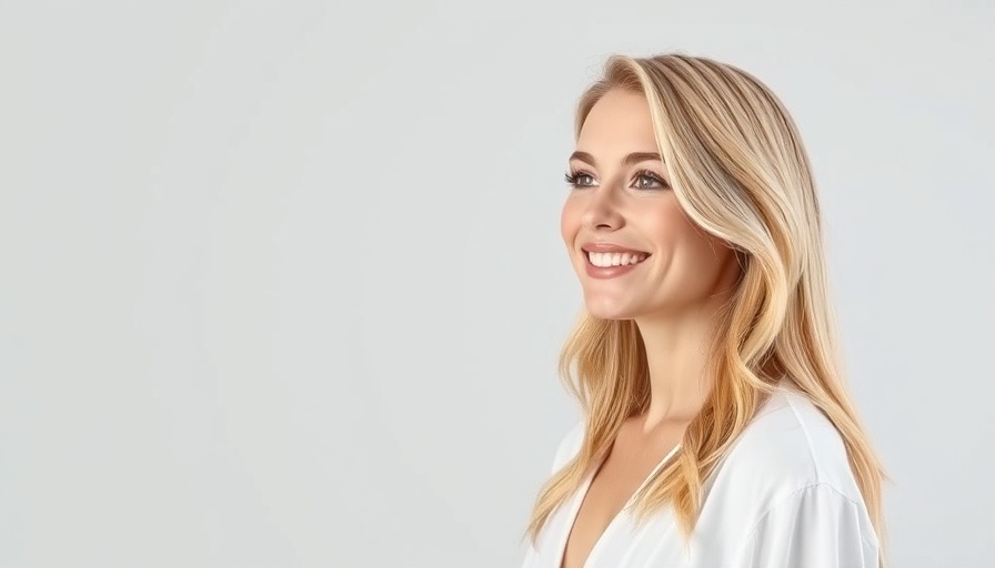 Smiling woman highlighting oral health and cosmetic dentistry benefits.