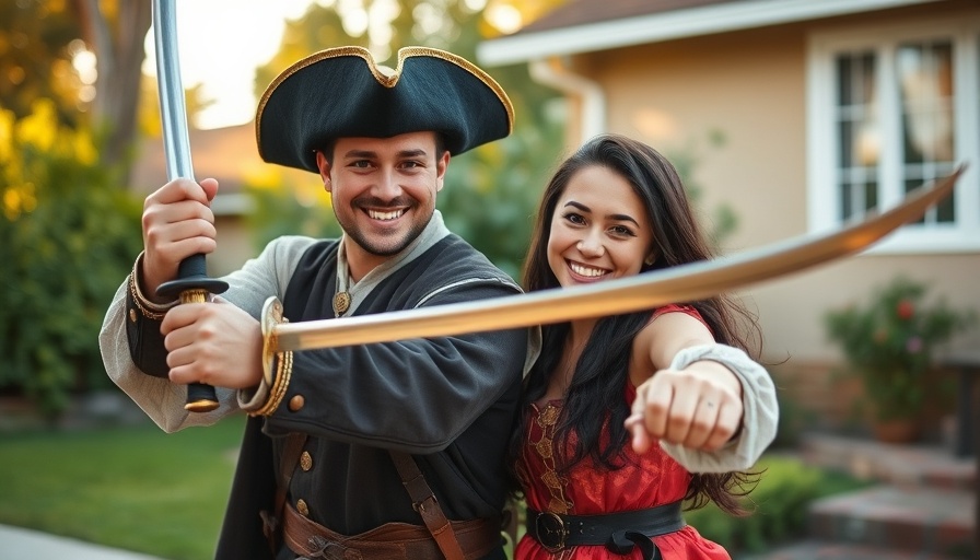 Creative marketing strategies in real estate: playful historical costume