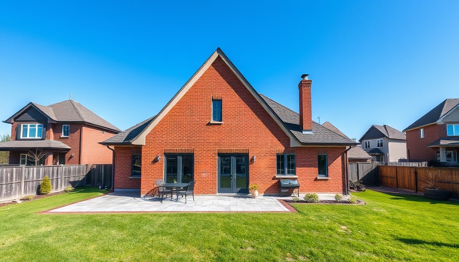 Triangular-roofed brick house in Melbourne real estate auction