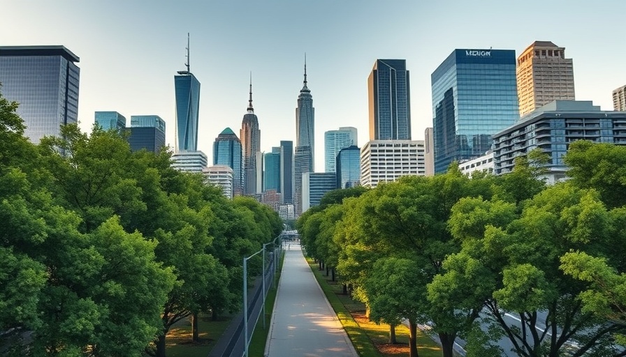 Melbourne cityscape illustrating Trump's Trade War impact on Australian property market.