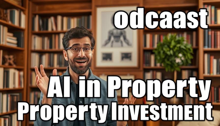 Podcast cover on AI in property investment, Newcastle