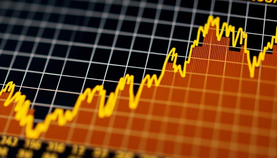 Newcastle real estate market stock chart showing fluctuations