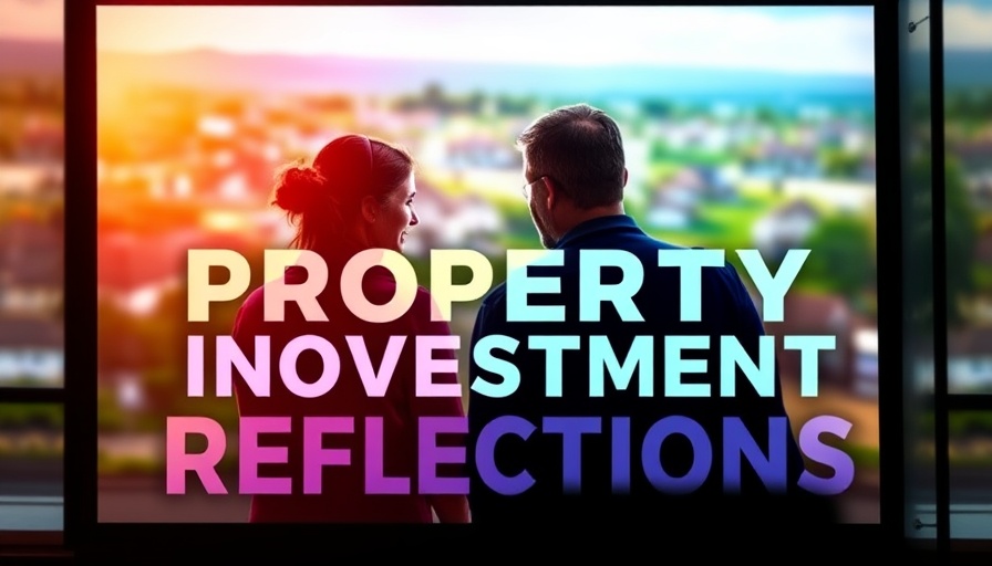 Slide on importance of reflection in property investment podcast.