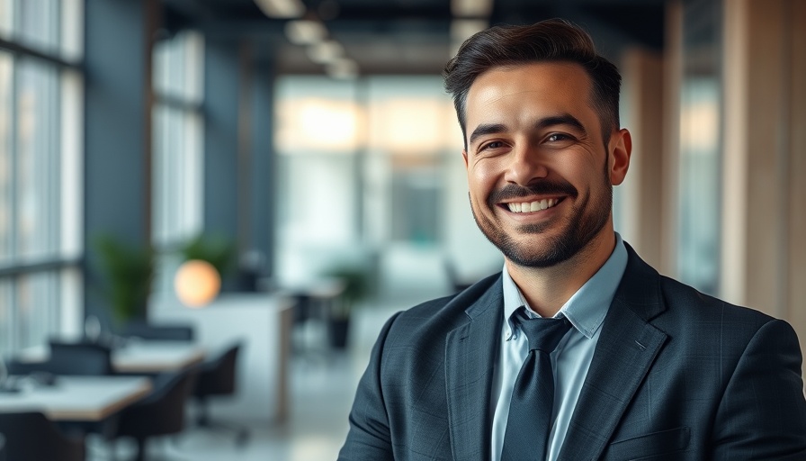 Portrait of a professional businessman in an office setting.
