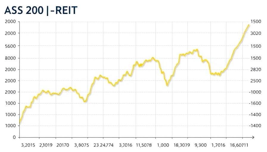 ASX AREIT market trends line graph showing index fluctuations from January to July.