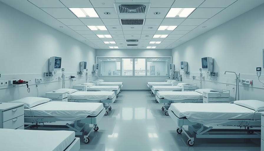 Modern medical treatment room in Italian healthcare facility, showcasing clean design as part of Icade divestment.