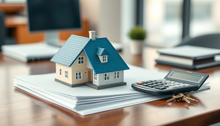 Miniature house with calculator and keys, first home buyer strategies concept
