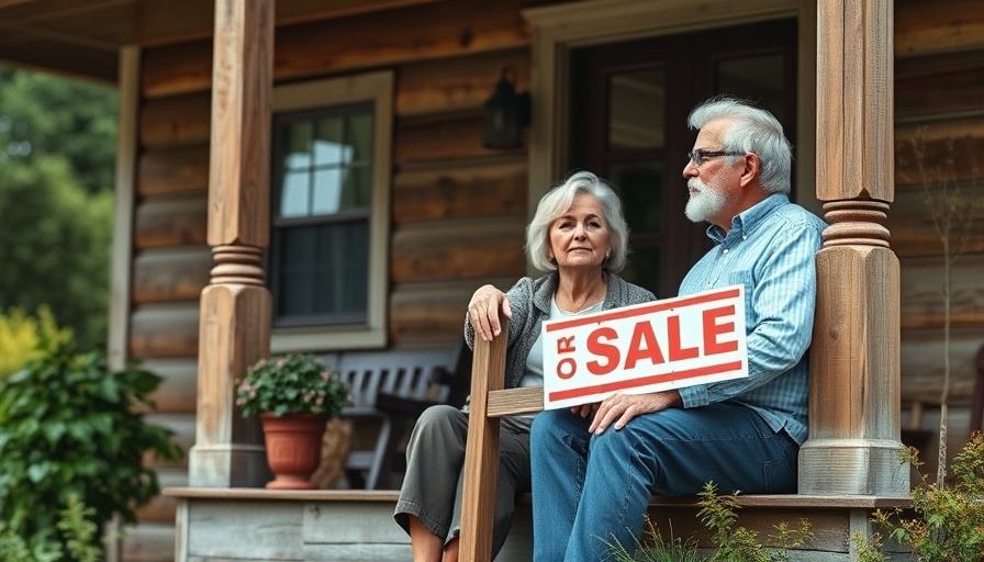 Elderly couple downsizing home in Newcastle housing market.