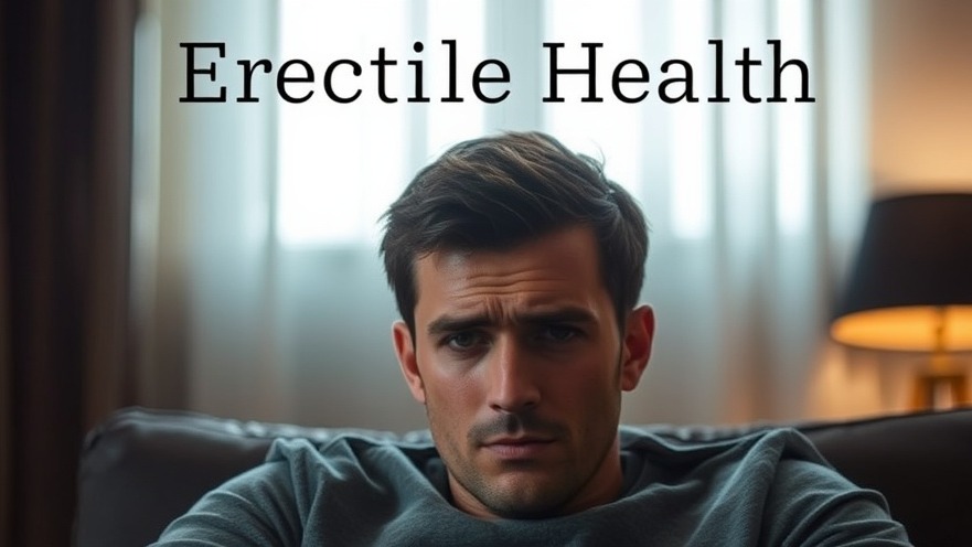 Close-up of a man reflecting on symptoms of erectile dysfunction in a calming setting.