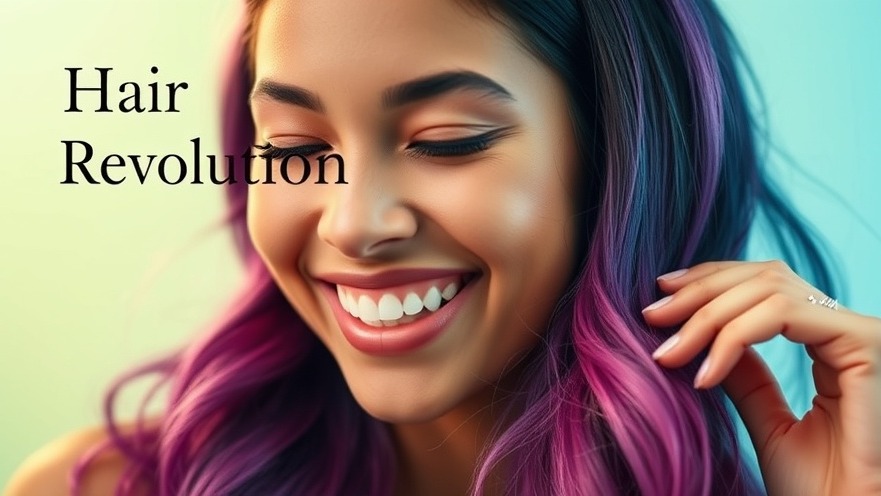 Confident woman smiling with vibrant hair, showcasing effective hair loss solutions for men.