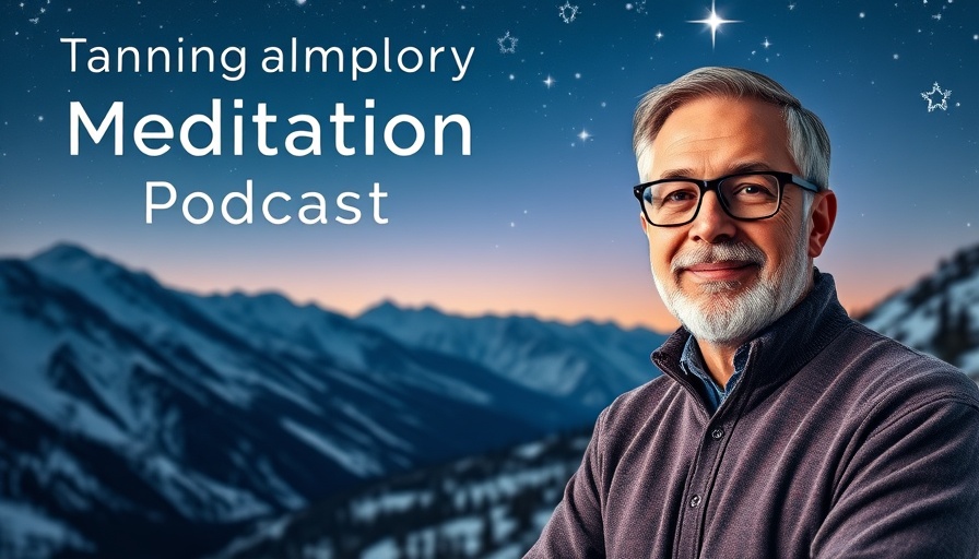 Mindfulness meditation podcast cover for healthy sleep.
