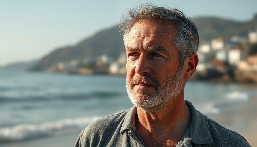 Man on beach reflecting on premature ejaculation treatment options