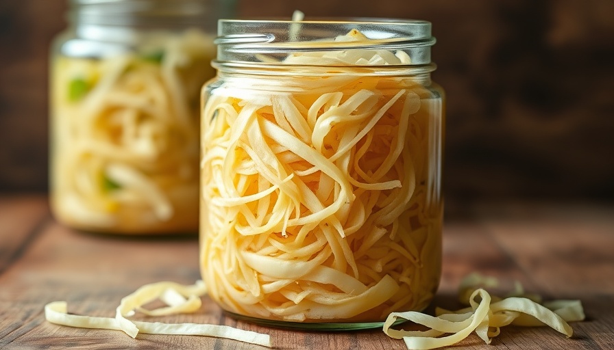 Jar of sauerkraut showcasing benefits of sauerkraut for gut health.