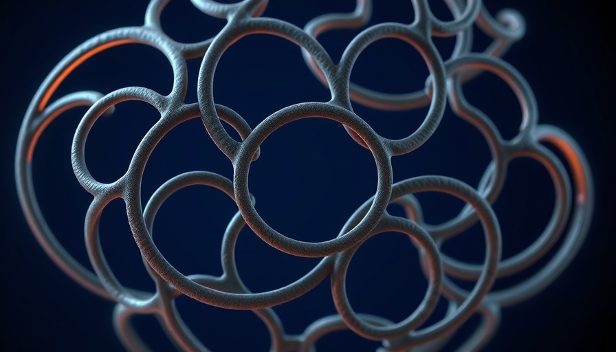 Abstract circular design representing operating model redesign.