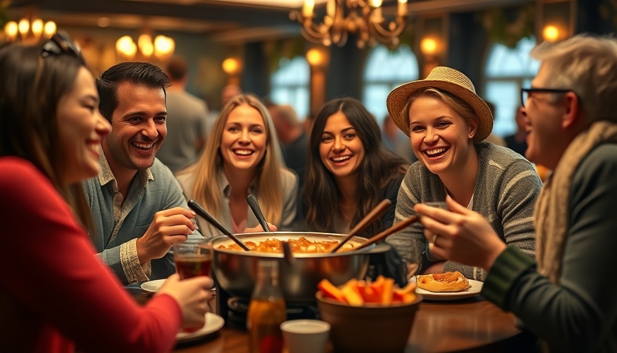 Friends enjoying fondue in a cozy restaurant, Melting Pot CEO appointment.