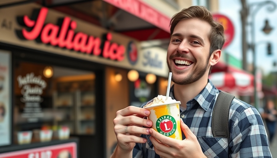 Restaurant industry news: Man with Italian ice brand