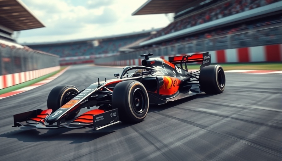 Formula 1 car racing, related to Apple F1 streaming rights.