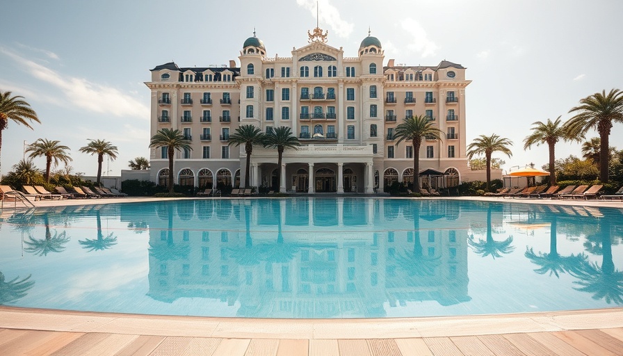 Belleview Hotel Gilded Age Experience with grand facade and pool.