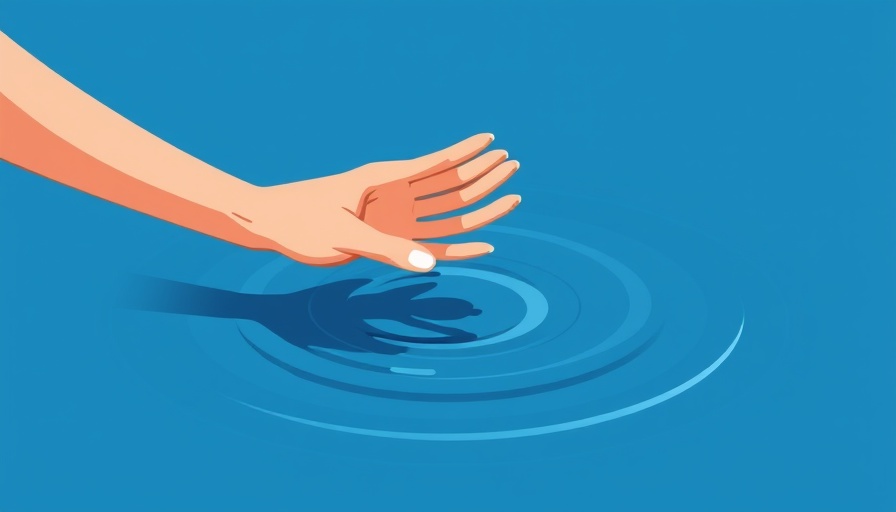 Illustrated hand creating ripples on MIT cover, symbolizing ownership mindset in business.