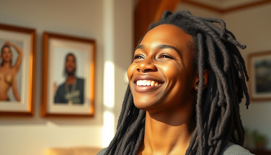 Confident person smiling in warm sunlight, global business trends.
