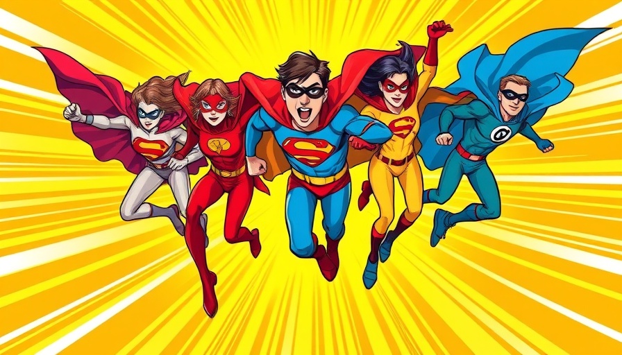 Superhero team on magazine cover in comic style, Smarter Hiring Strategies for Restaurant Owners.