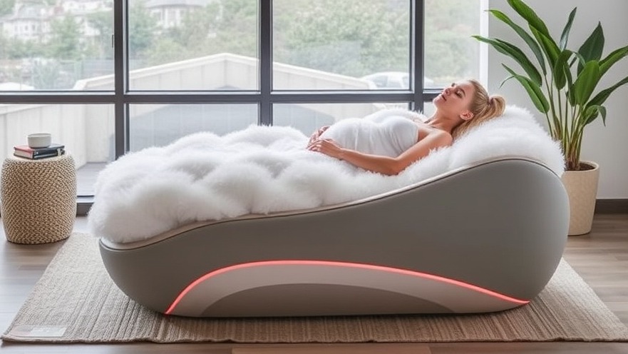 Cloud Touchless Massage at a high-tech wellness center with innovative massage technology.