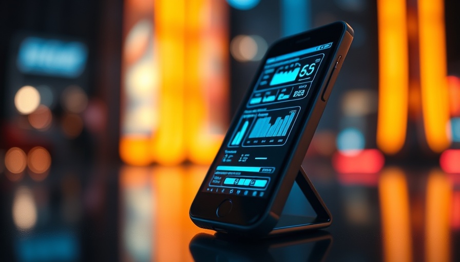 Futuristic smartphone with holographic display for OpenAI super app.