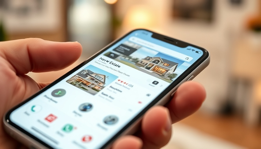 Mobile app interface on smartphone enhancing intelligent online store experience