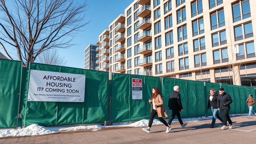 Dynamic winter urban scene with eco-friendly hospitality construction for sustainable buildings.