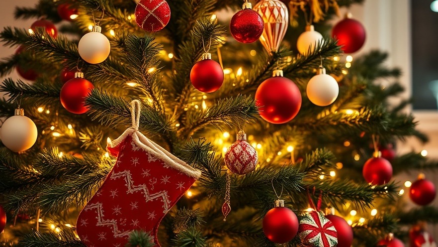 Cozy Christmas tree with eco-friendly ornaments, embodying a sustainability strategy.