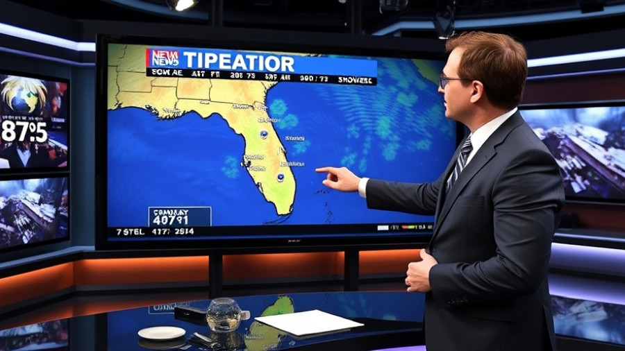 News presenter explains cooler temperatures and showers in South Florida.