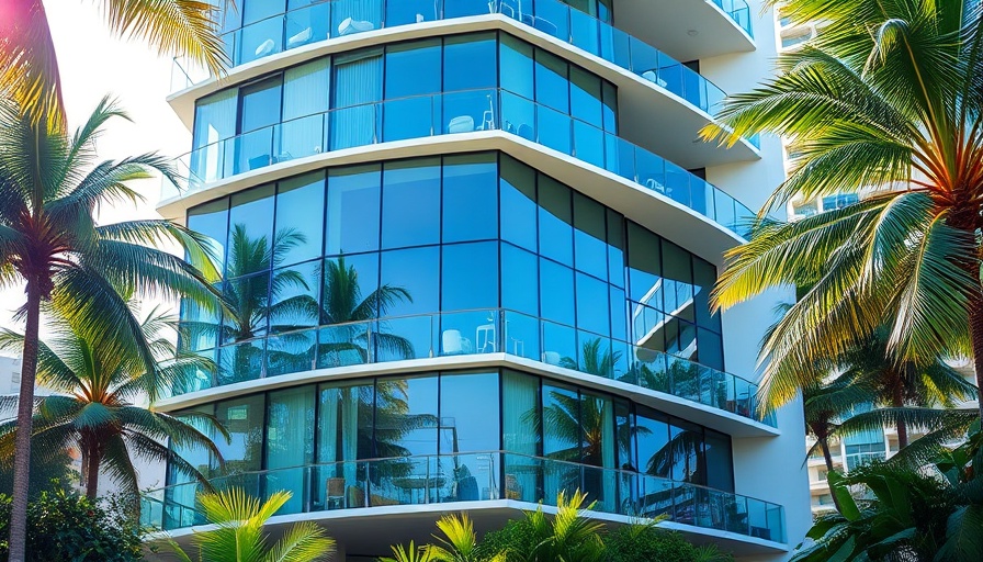 Coconut Grove luxury condo development with modern architecture.