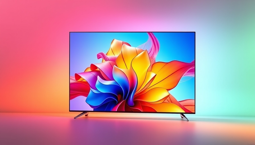 Best OLED TVs 2025: Vibrant display with abstract design.