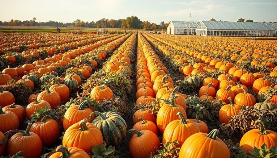 White Hill Farms Fall Festival vibrant pumpkin display.