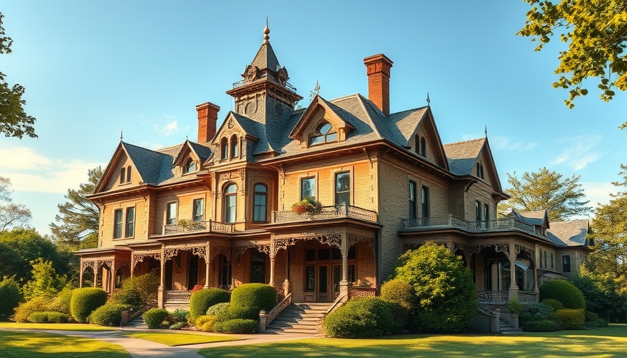 Walking Tour of Historic Pinehurst Village with vintage mansion and old photos.