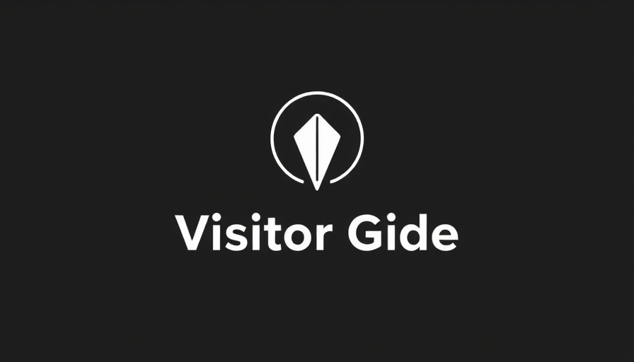 Minimalist visitor guide icon design.